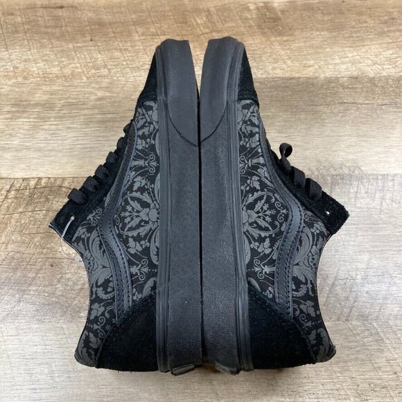 VANS Old Skool Skull Tapestry Raven Black SUPER RARE! Mens 5 Womens 6.5 NEW - Picture 7 of 10